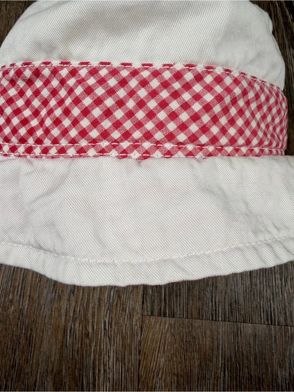 Vintage Coca-Cola Bucket Hat White Red Gingham Embroidered Logo Y2K